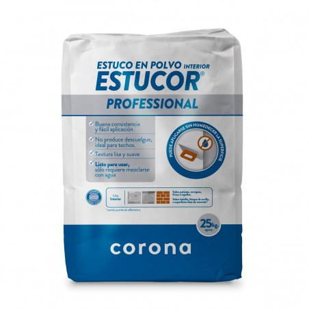 ESTUCOR AZUL CORONA X 25 KG