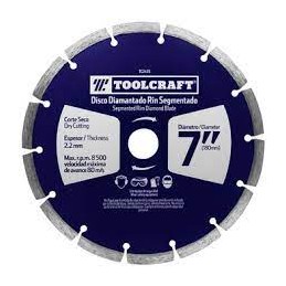 DISCO DIAMANTADO SEGMENTADO 7" TOOLCRAFT