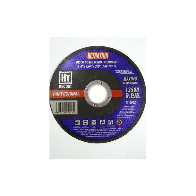 DISCO CORTE METAL 7" ULTRATHIN